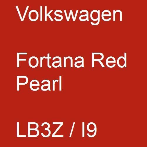Volkswagen, Fortana Red Pearl, LB3Z / I9.